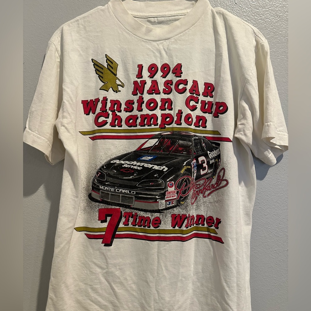 Vintage 1995 NASCAR Dale Earnhardt Racing Tshirt
